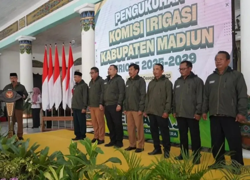 Lantik Komisi Irigasi, Bupati Madiun: Air Itu Urat Nadi, Bukan Formalitas!