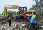 Antisipasi Banjir, Pemdes Masangan Bangun Tanggul Bengawan Solo Sepanjang 2 kilometer