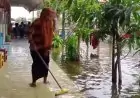 SDN Somosari Lamongan Terendam Banjir, Siswa Terpaksa Belajar di Musala