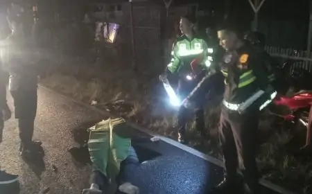 Gagal Menyalip, Pengendara Honda CBR Tewas dalam Kecelakaan Beruntun di Aryojeding