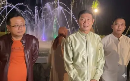 Bupati Lamongan Resmikan Air Mancur Menari di Kawasan Kagama