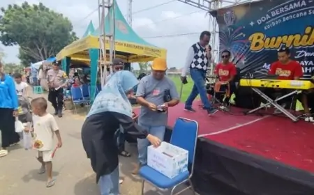 Awali 2026 dengan Doa dan Donasi, UMKM Burnik City Situbondo Galang Kepedulian untuk Korban Bencana