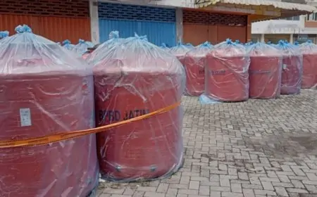 BPBD Tulungagung Perkuat Kesiapsiagaan Kekeringan dengan 50 Tandon Air