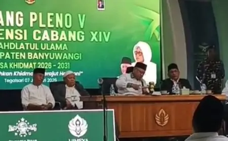 Konfercab XVI NU Banyuwangi Tetapkan Ahmad Turmudzi–KH Fachruddin Manan sebagai Pimpinan PCNU 2026–2031