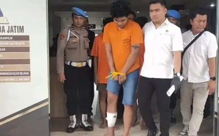 Tiga Gangster Ditangkap, Polres Gresik Tindak Tegas Aksi Kekerasan Brutal dan Kejar 5 DPO