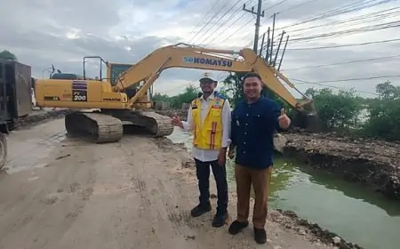 Tanah Sisa Galian Proyek Jalan Nasional untuk Urukan Lahan KDKMP