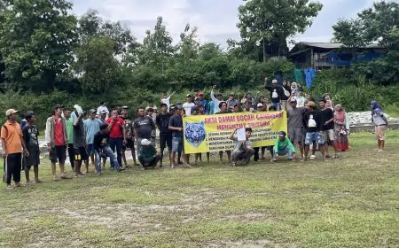 Ratusan Warga Candisari Lamongan Tolak Lapangan Sepakbola Dijadikan KDMP