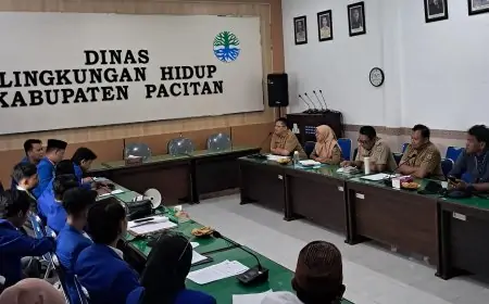 Audiensi PMII Buka Borok Pengelolaan Sampah Pacitan