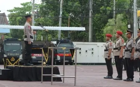 Pejabat Utama dan Kapolsek di Polres Trenggalek Berganti, Kapolres Tekankan Profesionalisme dan Adaptasi Cepat
