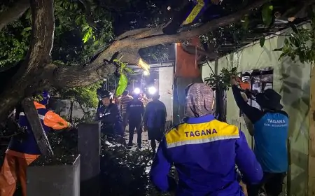 Puting Beliung Porak-porandakan Puluhan Rumah dan Pasar di Situbondo