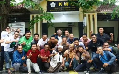 Sambangi KWG, Kapolres Gresik Ajak Wartawan Bangun Narasi Positif