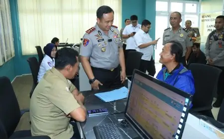 Cek Langsung Pelayanan, Kapolres Gresik Sidak Unit Layanan Publik