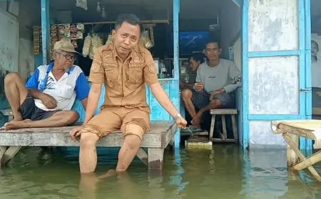 Banjir Bengawan Jero Lamongan Meluas, 520 Rumah di Desa Sidomulyo Terendam Sebulan Lebih