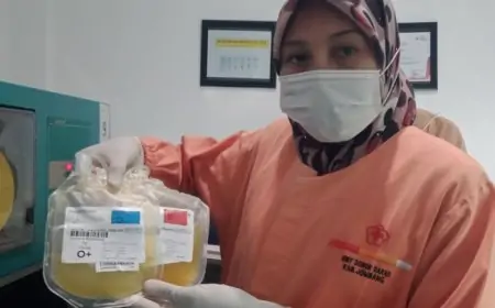 Stok Darah Golongan O di UDD PMI Jombang Menipis