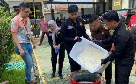 Kejari Tulungagung Musnahkan 136.226 Butir Pil Koplo dari 27 Kasus Kejahatan