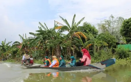 Terjang Banjir Bengawan Jero, PKK Turi Lamongan Salurkan PMT untuk Bumil