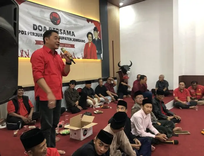 Ketua DPC PDIP Jombang Sumrambah  Targetkan 15 Kursi Pemilu 2029