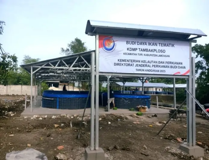 Pembangunan Budidaya Ikan Tematik Hampir Rampung