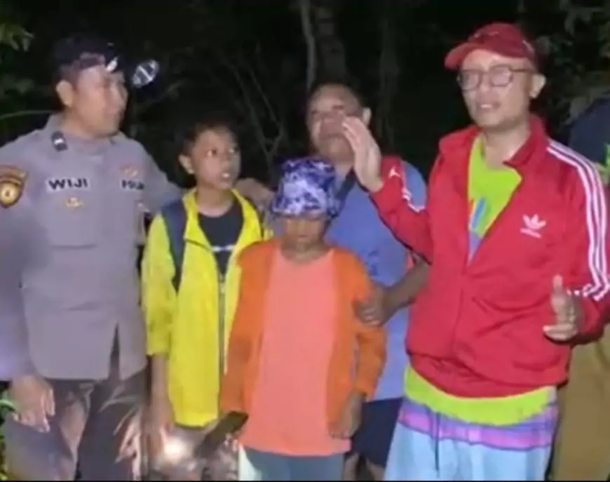 Polres Gresik Selamatkan Wisatawan Asal Sidoarjo Tersesat di Hutan Pulau Bawean