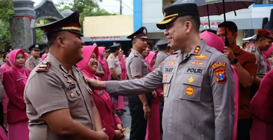 Korps Rapor Polres Tulungagung, 98 Personel Terima Kenaikan Pangkat