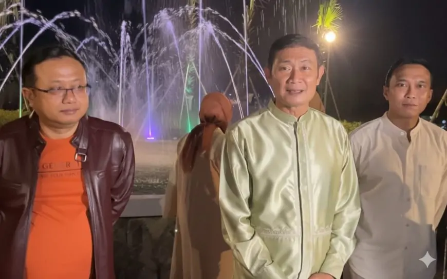 Bupati Lamongan Resmikan Air Mancur Menari di Kawasan Kagama