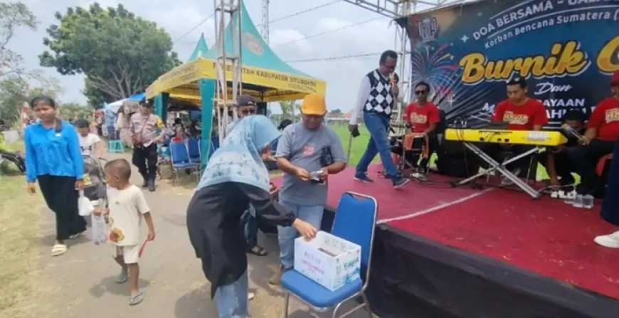 Awali 2026 dengan Doa dan Donasi, UMKM Burnik City Situbondo Galang Kepedulian untuk Korban Bencana