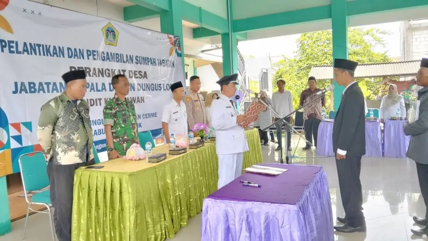 Optimalkan Layanan Masyarakat, Pemdes Dungus Gresik Lantik Kadus Baru
