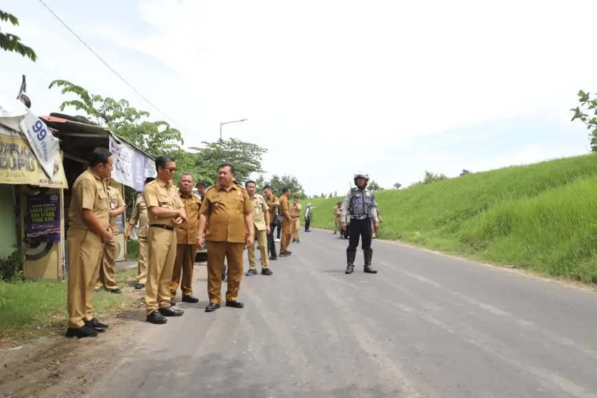 Bupati Jombang Tinjau 4 Ruas Jalan Prioritas
