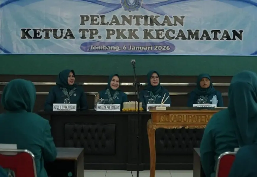Ketua TP PKK Kecamatan Se-Kabupaten Jombang Dilantik