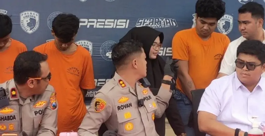 Tiga Gangster Ditangkap, Polres Gresik Tindak Tegas Aksi Kekerasan Brutal dan Kejar 5 DPO