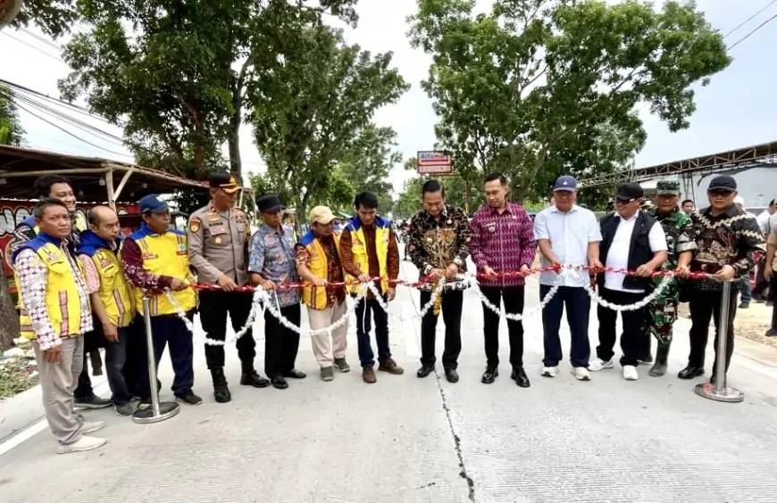 Bupati Lamongan Resmikan Ruas Jalan Plembon–Made Sepanjang 2,45 Kilometer