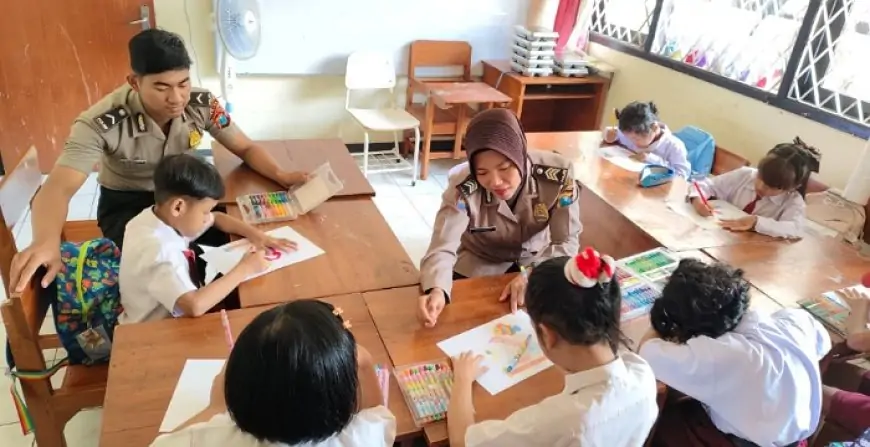 Sapaan Hangat Polisi di SLB Trenggalek, Hadirkan Semangat dan Senyum Anak-Anak Istimewa