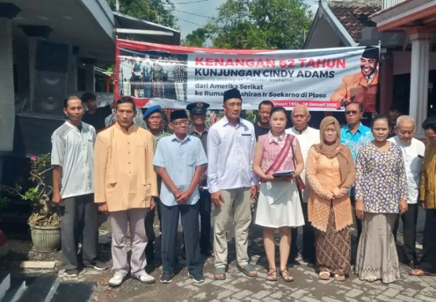Napak Tilas Sejarah Kunjungan Cindy Adams 1964 di Ploso 
