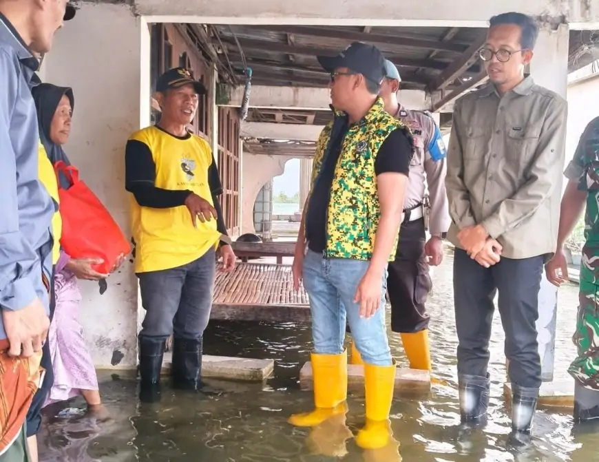 Tinjau Banjir Lamongan, Ahmad Labib Perjuangkan Aspirasi Warga ke Presiden