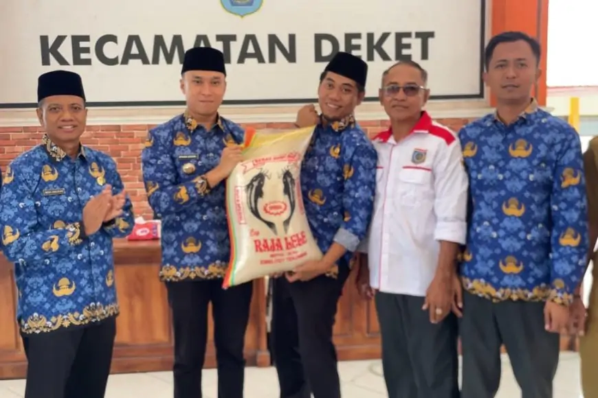 Korpri Lamongan Salurkan 5 Ton Beras untuk Korban Banjir Bengawan Jero