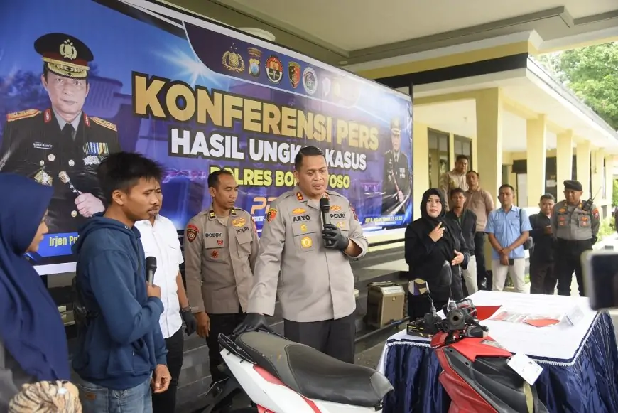 Polres Bondowoso Ungkap Pencurian Motor,  Korban Ucapkan Terima Kasih