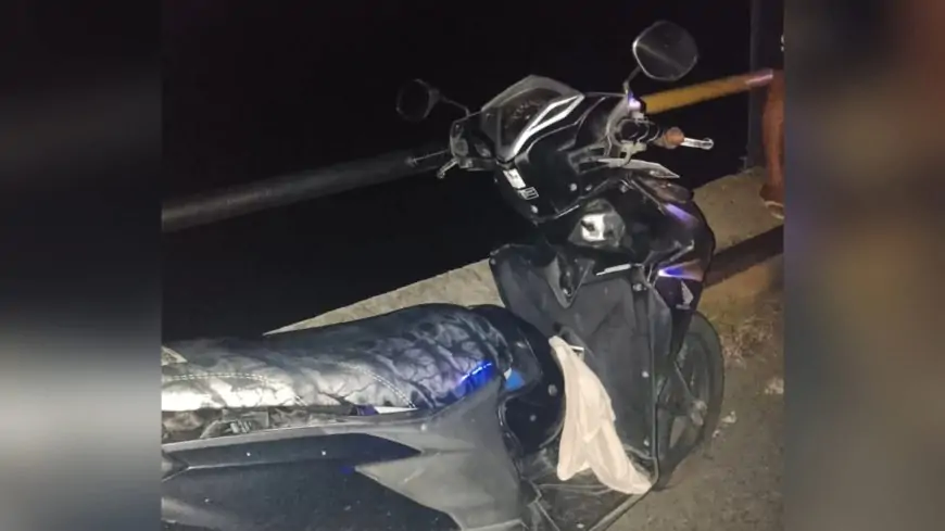 Polisi di Lamongan Temukan Motor di Jembatan Karanggeneng