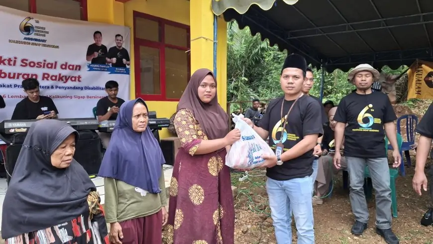 Rayakan HUT ke-6, KSB Bagikan Ratusan Paket Sembako, Pengecetan Mushala hingga Hiburan Rakyat