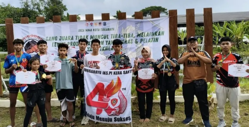 Sembilan Atlet Trenggalek Borong Medali di Kejurprov IBCA MMA Sirkuit I Jawa Timur