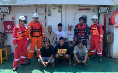 Dramatis! Kapal Bocor di Perairan Gresik, 6 ABK Selamat Dievakuasi Armada PHE WMO