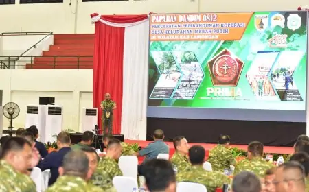 Jadi Percontohan Nasional, Dandim 0812 Lamongan Paparkan Keberhasilan KDKMP di Hadapan Presiden