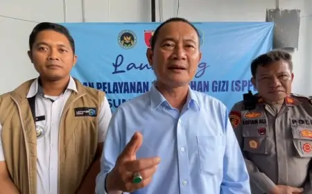 Resmikan Dapur MBG, Bupati Lamongan Bakal Sanksi Pengelola SPPG yang Abaikan SOP