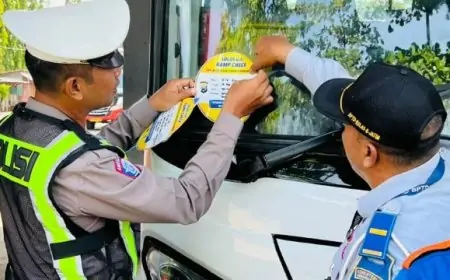 Bikin Penumpang Tenang, Ini Cara Polres Trenggalek Tandai Bus yang Aman
