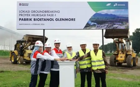 Dari Tebu ke Energi Bersih PT SGN dan Pertamina NRE Bangun Pabrik Bioetanol di Banyuwangi