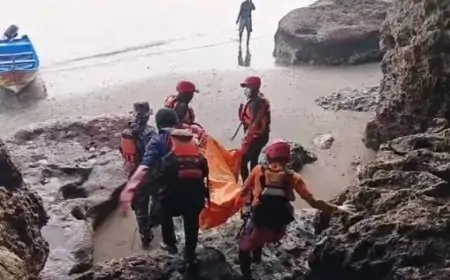 Wisatawan Malang yang Hilang di Pantai Sine Ditemukan Tewas di Sela Karang