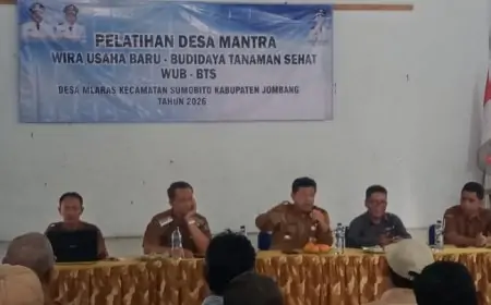 Dinas Pertanian Jombang Luncurkan Pelatihan Desa Mantra