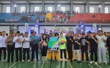 Usung Tema Budaya, Bupati Trenggalek Resmi Buka Turnamen Basket Bupati Cup III 2026
