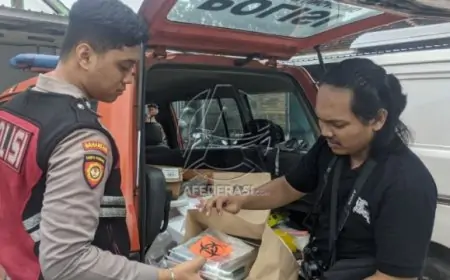 Inafis Polres Tulungagung Ambil Sampel MBG, Ayam Suwir Berbau Diduga Jadi Pemicu Keracunan Massal MBG