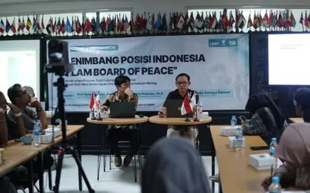 UMM Bahas Strategi Indonesia Hadapi Board of Peace, Syarat Kedaulatan Palestina Jadi Kunci