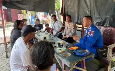 Polisi Sambang Nelayan Pesisir, Nelayan Ajak Hindari Alat Tangkap Ramah Lingkungan